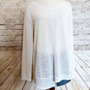 Akemi Kin Anthropologie burnout asymmetrical sweater